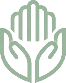 Moel Massage Logo - stilisiertes Massage-Symbol mit Text